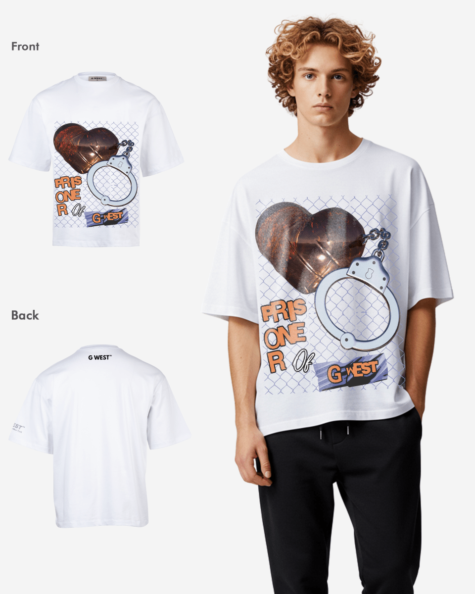 G-WEST PRISONER OVERSIZED TEE GWROJMT31