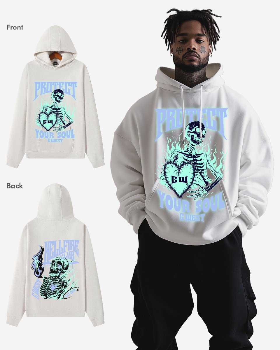 G West Protect Your Soul Oversize Hoodie