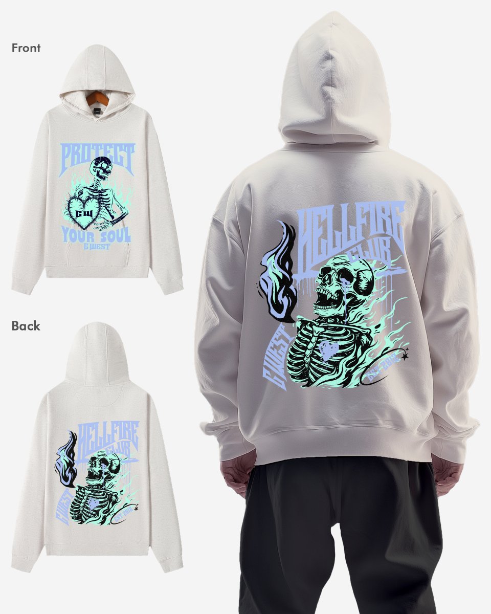 G West Protect Your Soul Oversize Hoodie