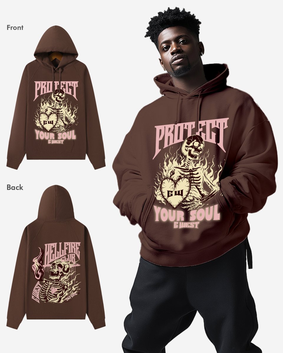 G West Protect Your Soul Oversize Hoodie