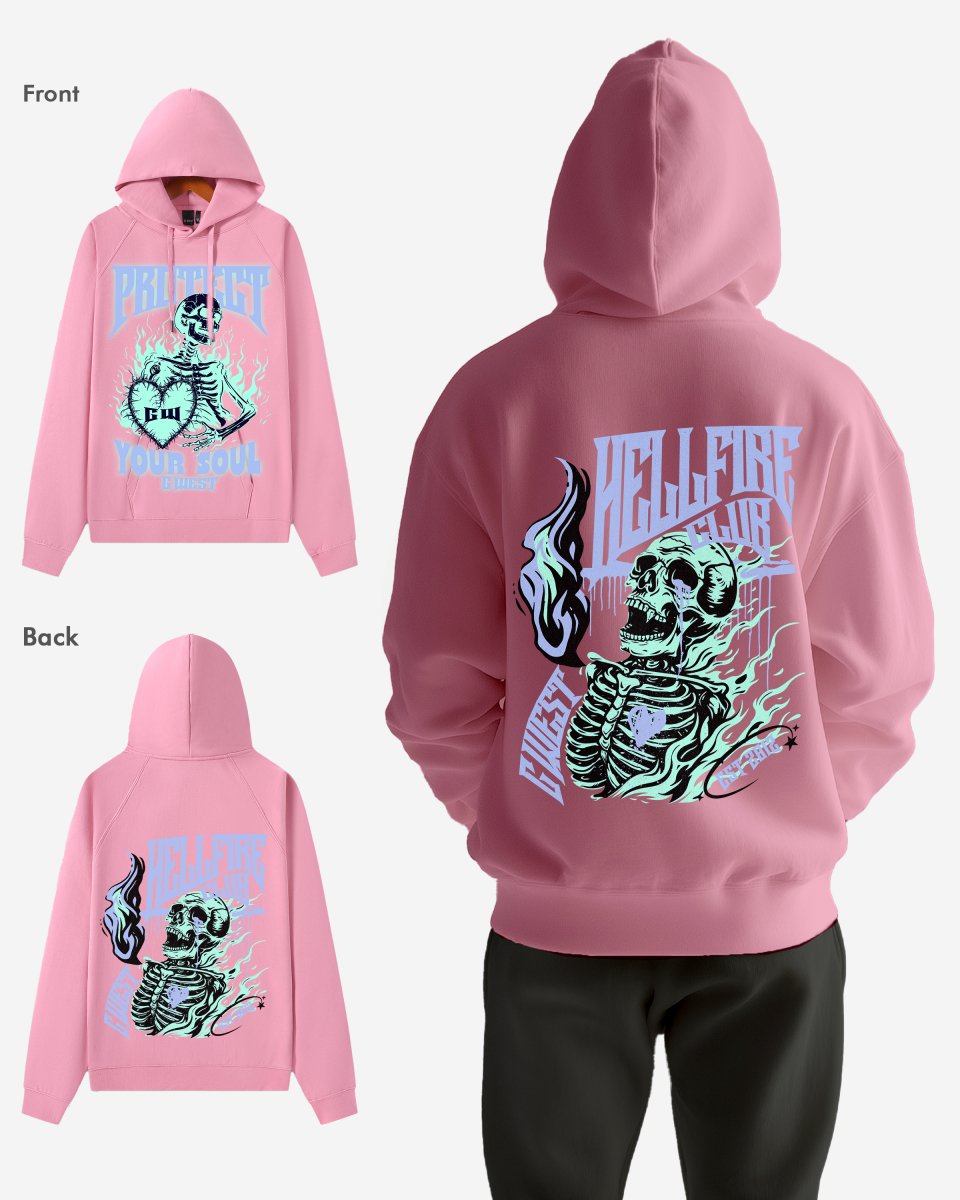 G West Protect Your Soul Oversize Hoodie