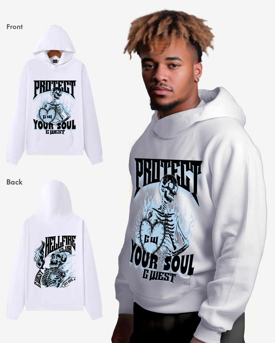 G West Protect Your Soul Oversize Hoodie