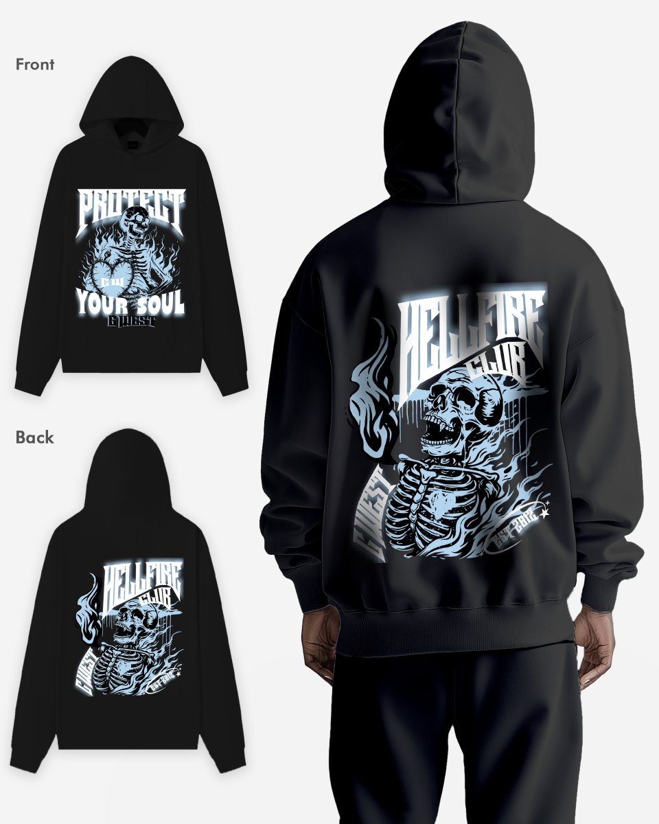 G West Protect Your Soul Oversize Hoodie