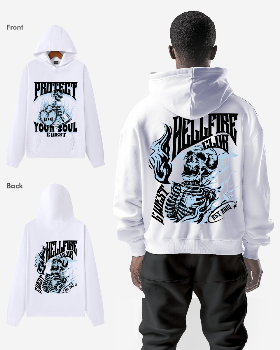 G West Protect Your Soul Oversize Hoodie