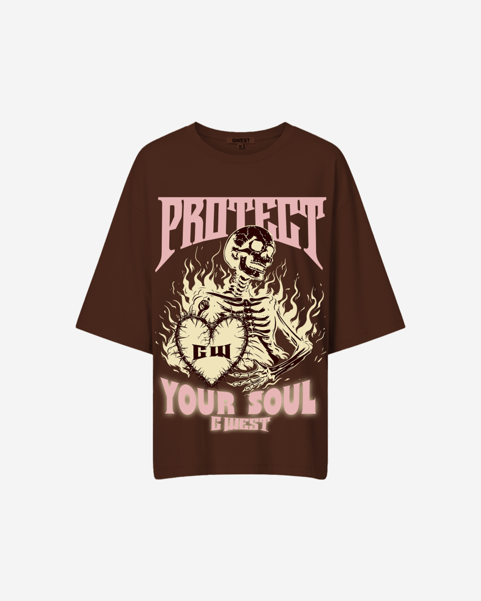 G West protect your soul Oversized tee -WOMEN