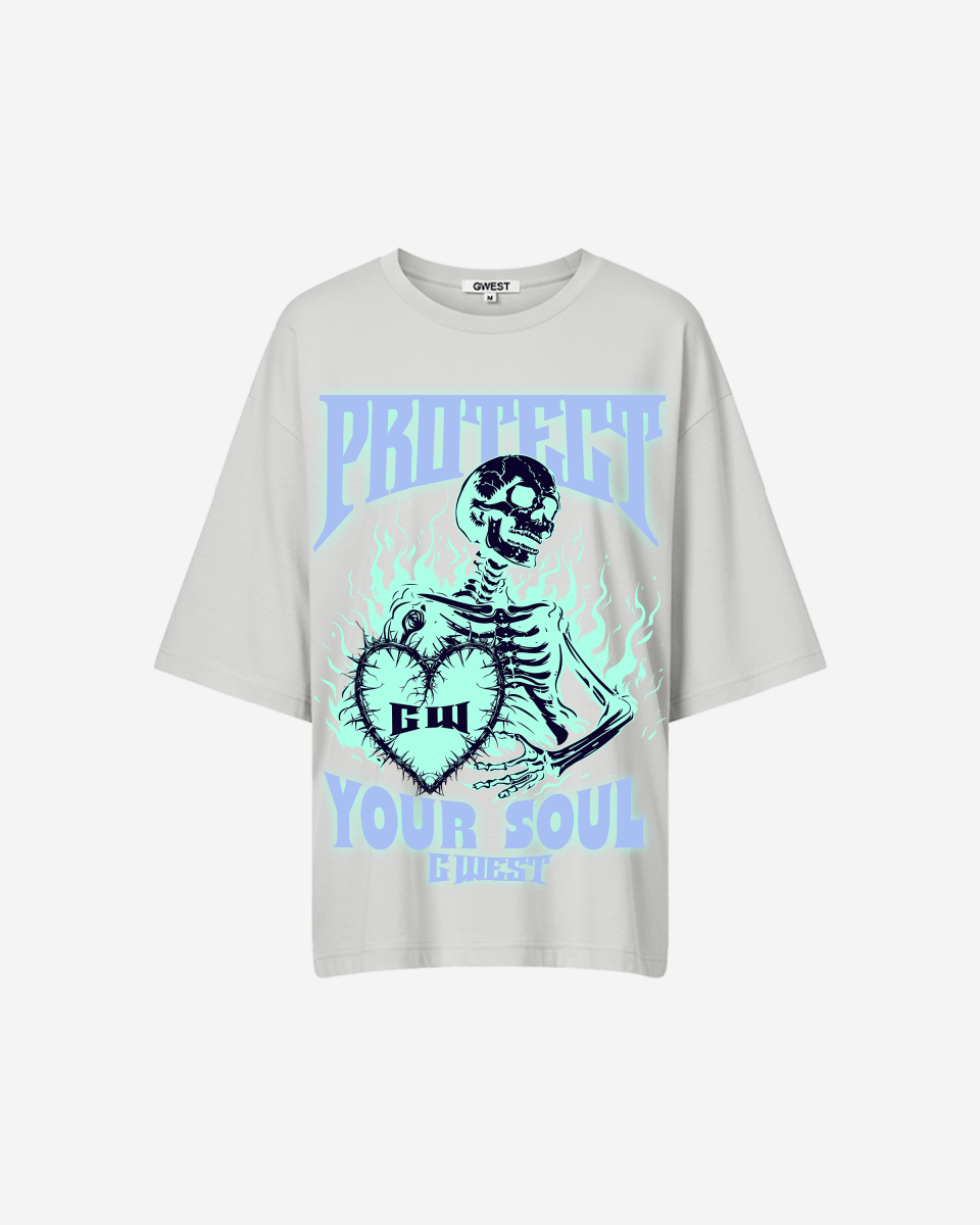 G West protect your soul Oversized tee -WOMEN