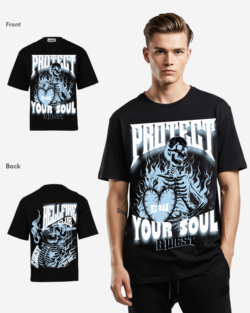 G West protect your soul Oversized tee