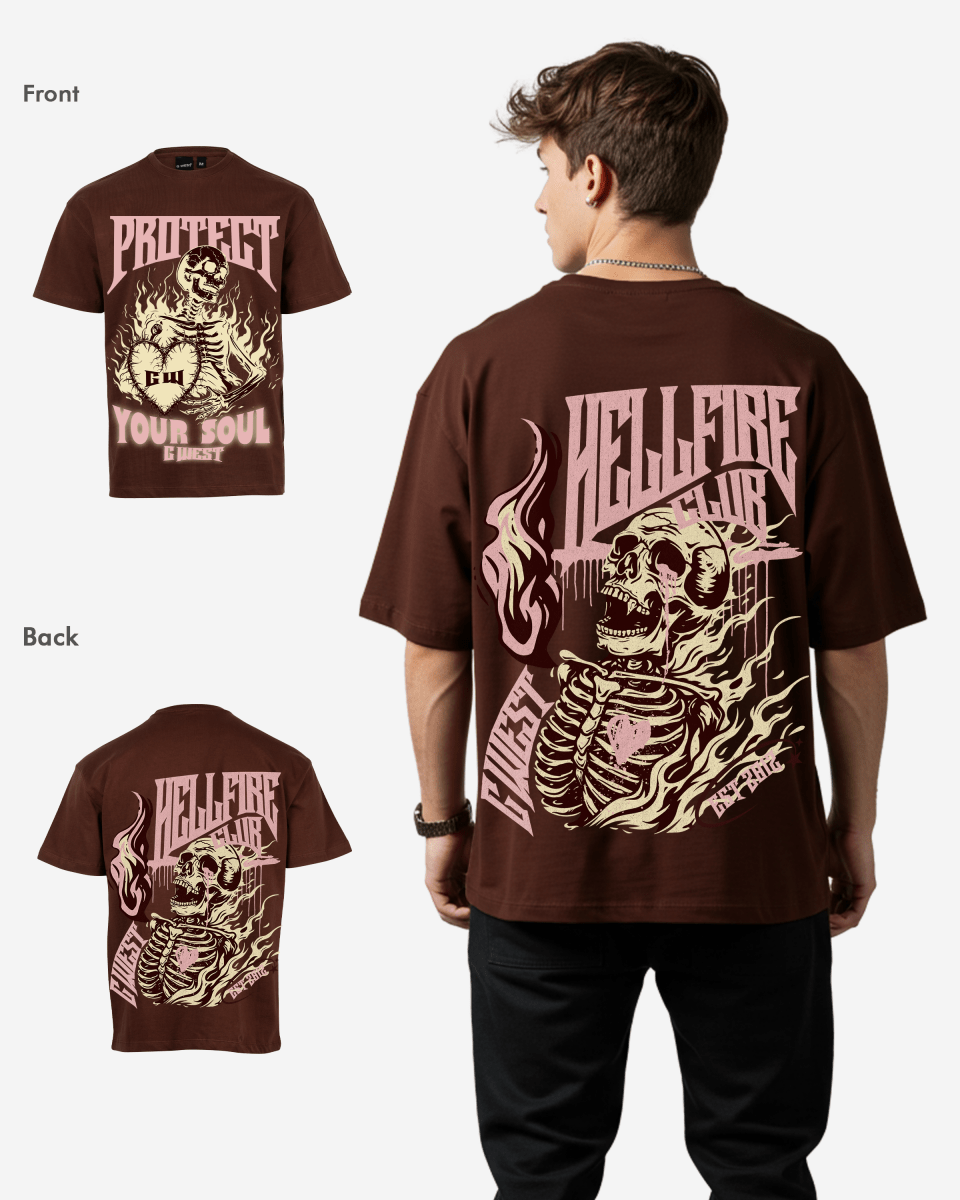 G West protect your soul Oversized tee