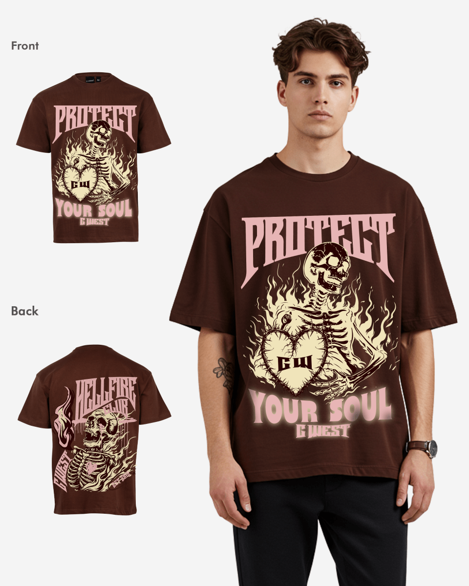 G West protect your soul Oversized tee