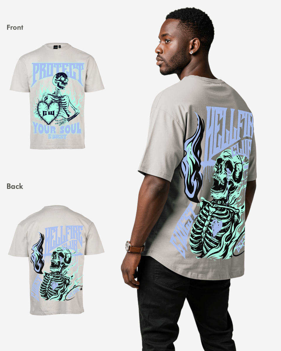 G West protect your soul Oversized tee