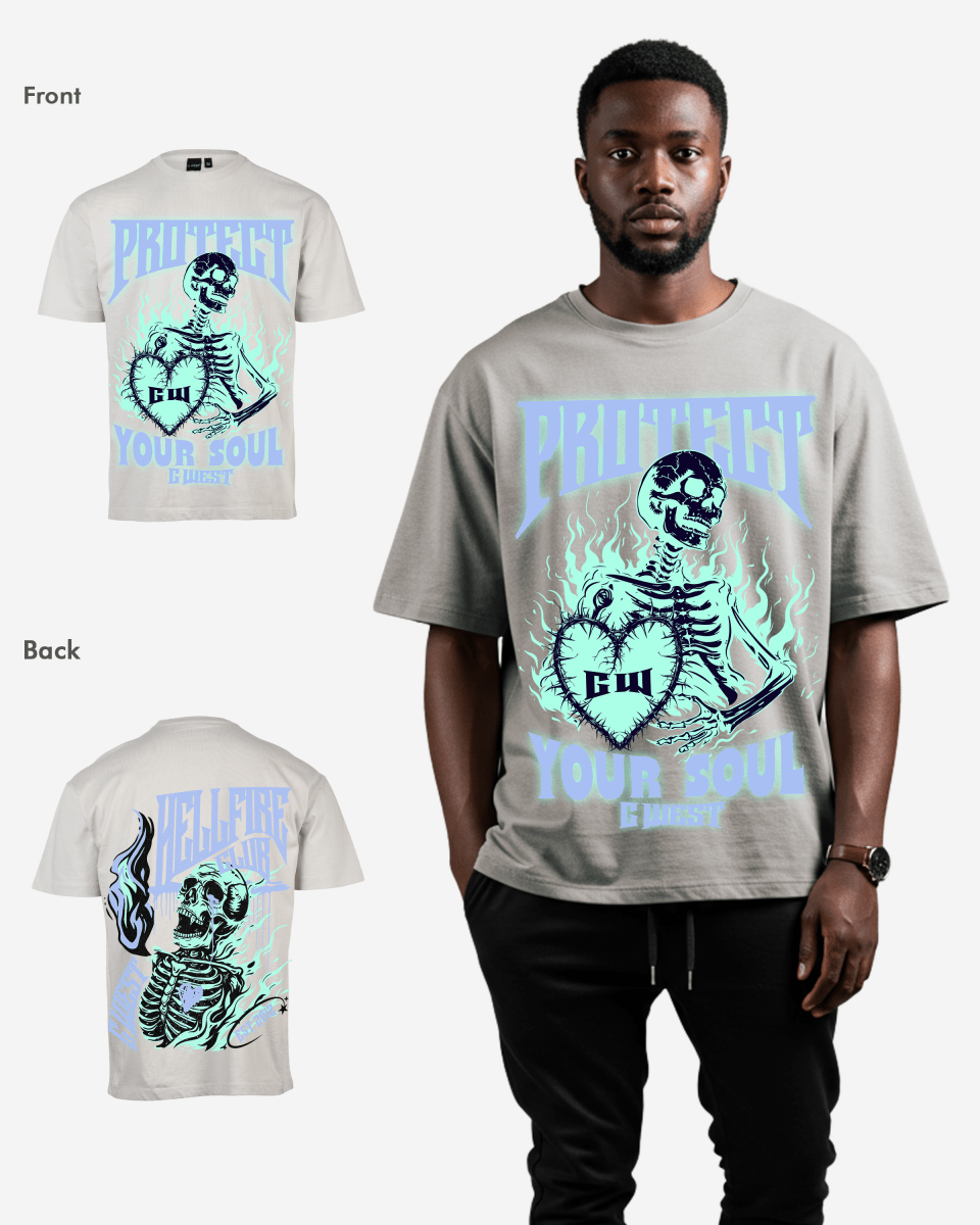 G West protect your soul Oversized tee