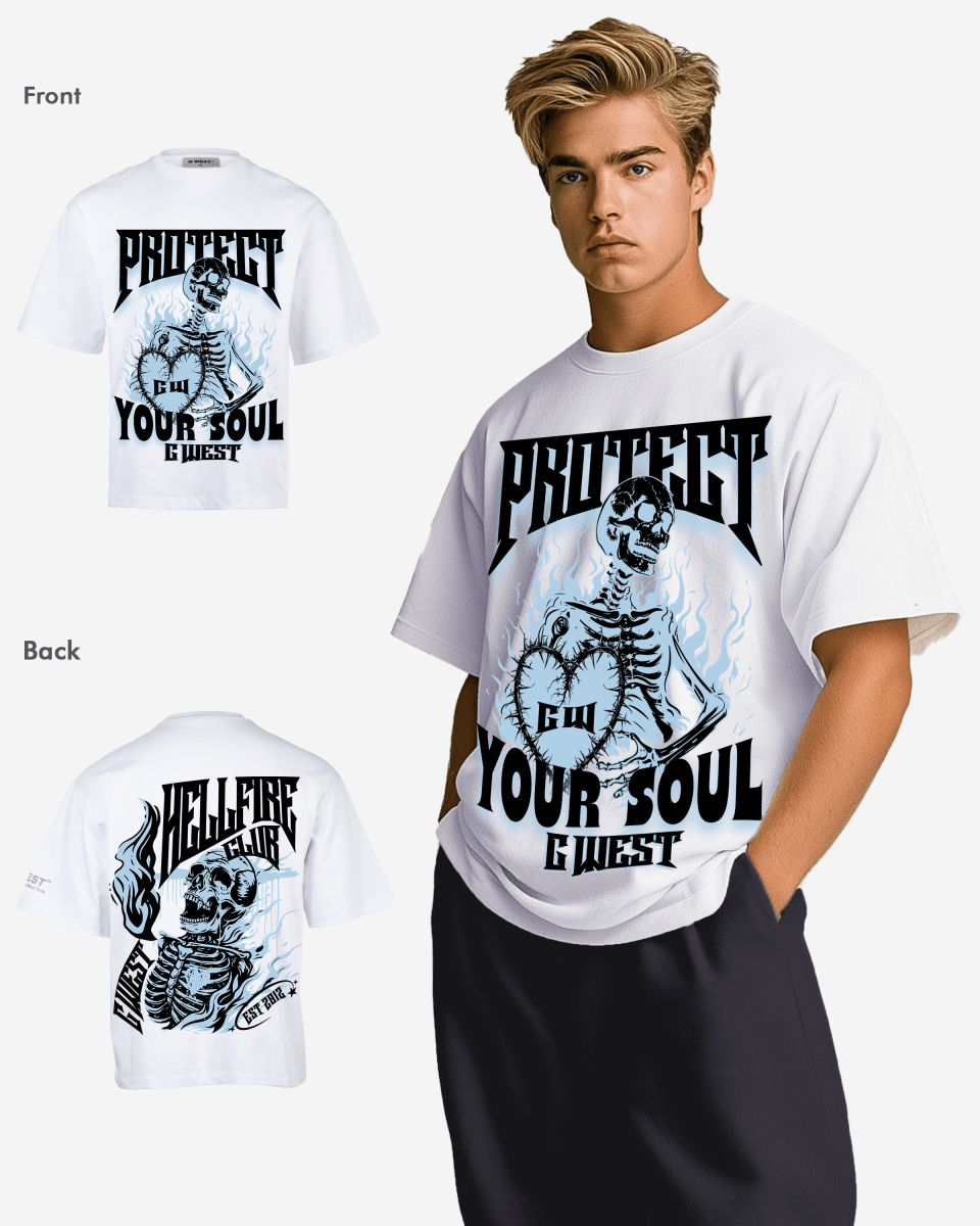 G West protect your soul Oversized tee