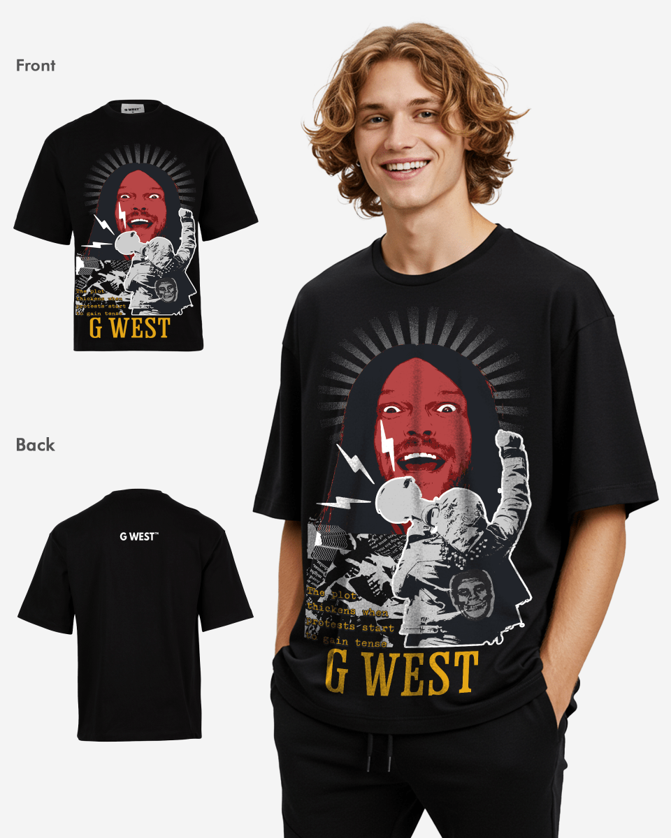 G-West Protest Oversized Tee