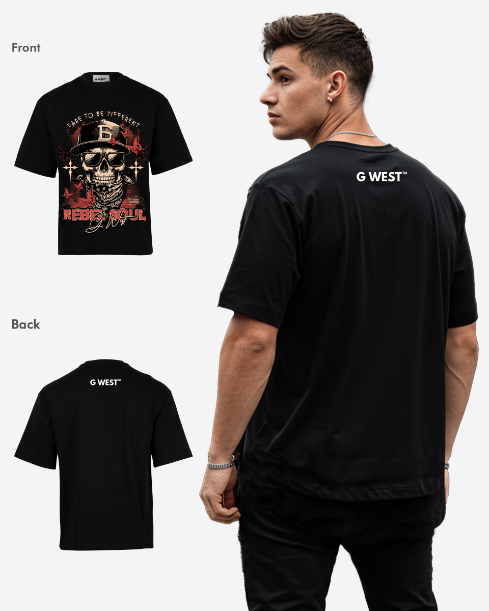 G-WEST REBEL SOUL OVERSIZED TEE