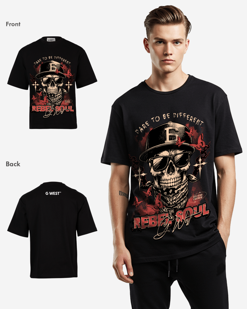 G-WEST REBEL SOUL OVERSIZED TEE