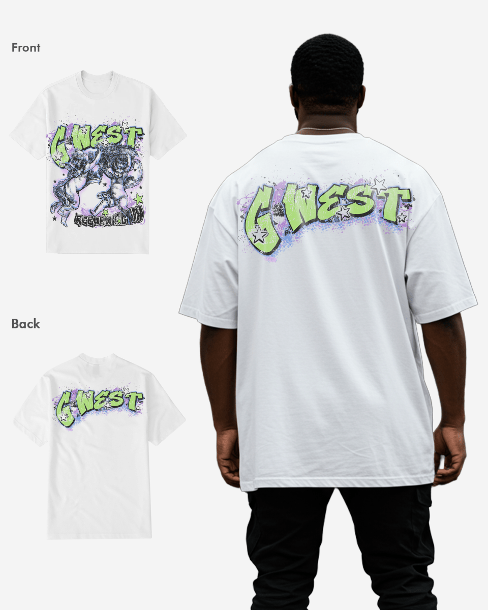 G West Reborn White Tee Big and Tall