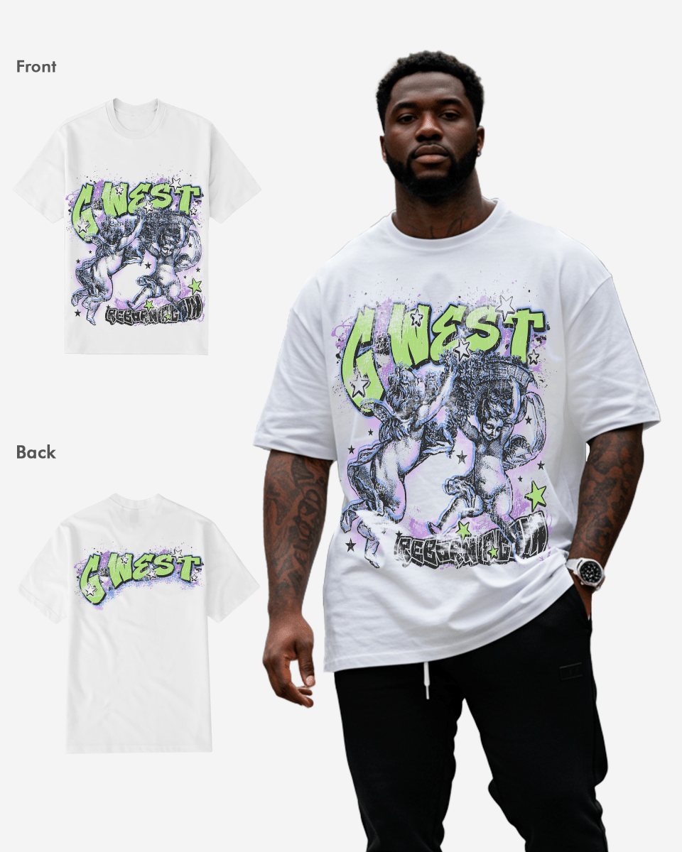 G West Reborn White Tee Big and Tall