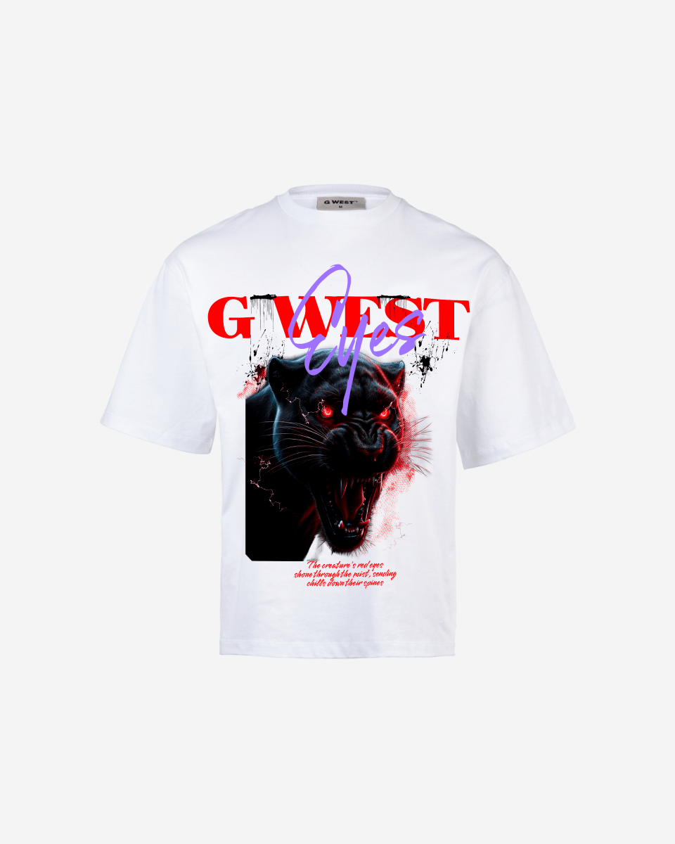 G-WEST RED FURY OVERSIZED TEE
