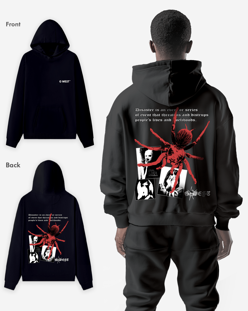 G West Red Spider Heavy Premium Hoodie