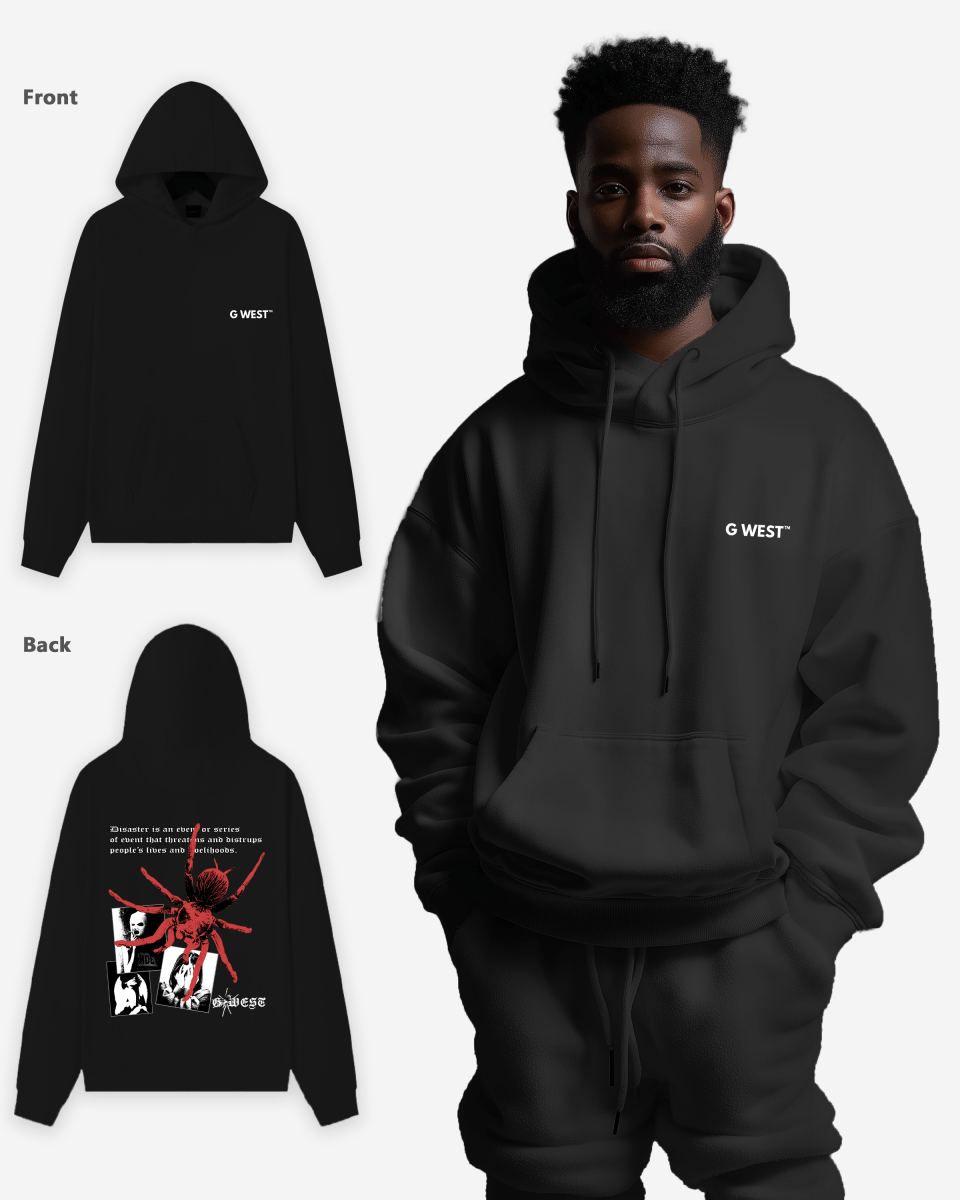 G West Red Spider Heavy Premium Hoodie