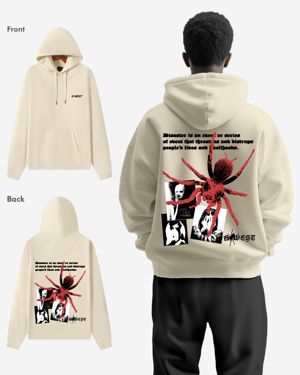 G West Red Spider Heavy Premium Hoodie