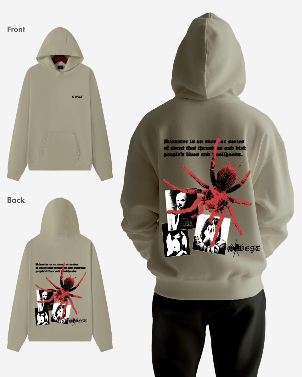 G West Red Spider Heavy Premium Hoodie
