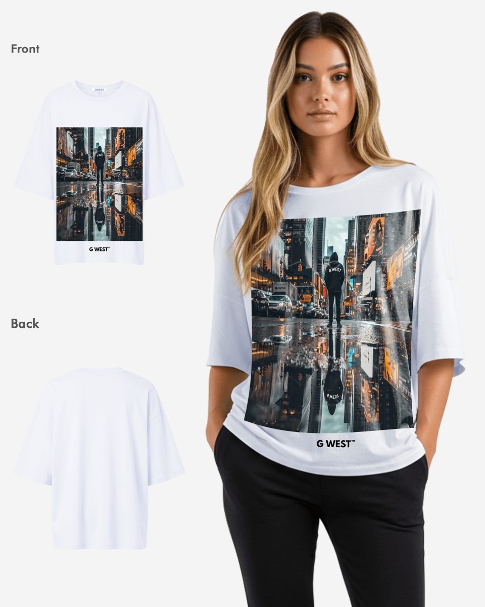 G West Womens Reflection Oversized Tee