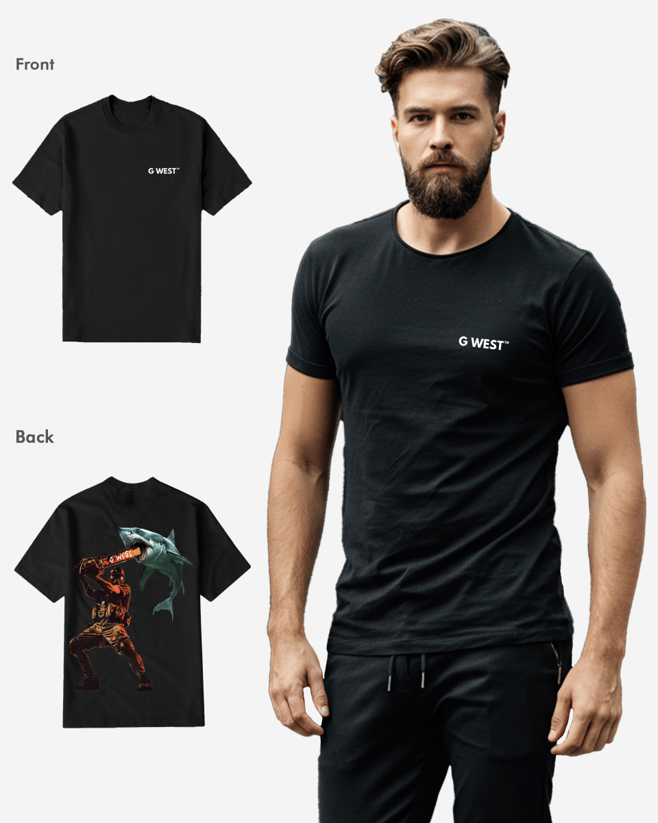 G West Regular Fit Big Catch T Shirt