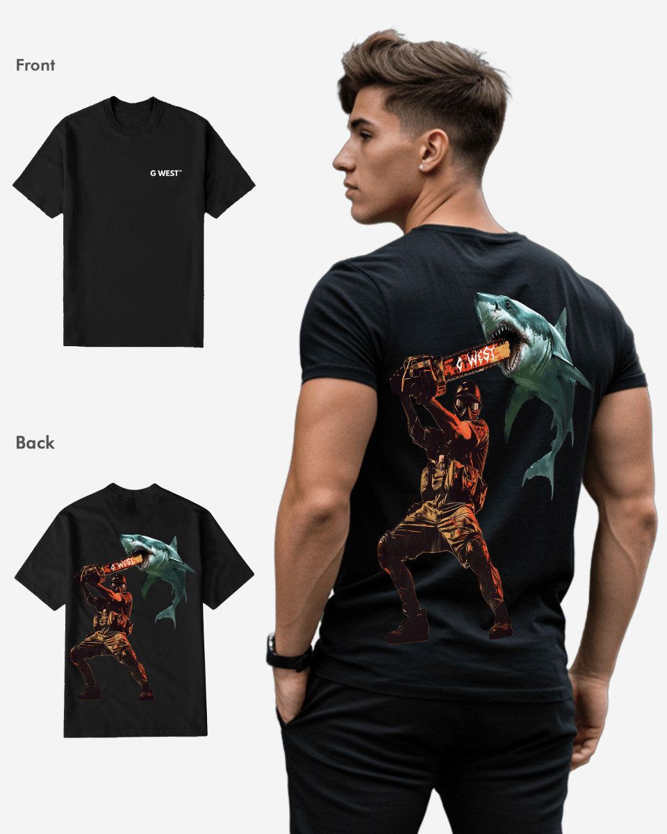 G West Regular Fit Big Catch T Shirt