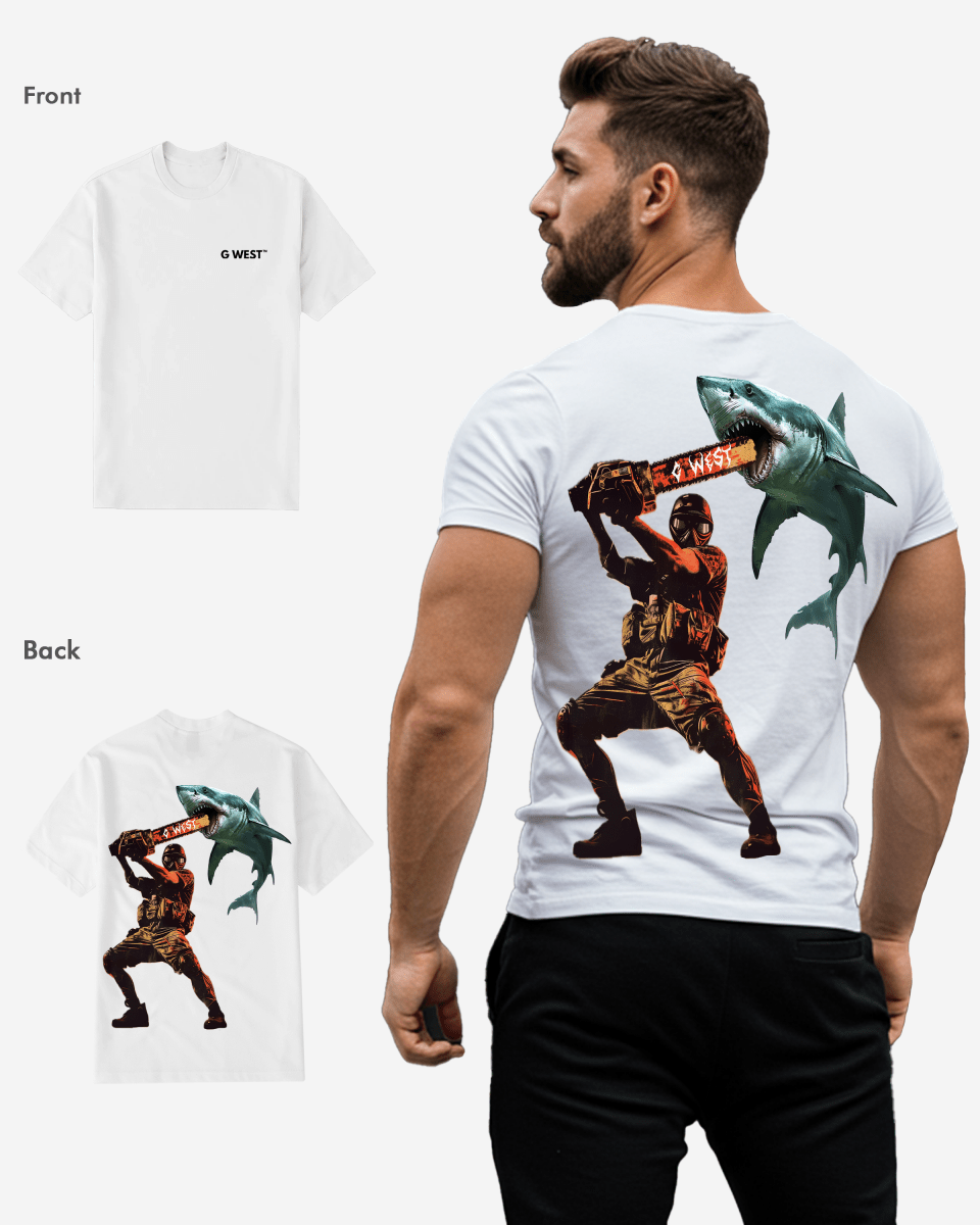 G West Regular Fit Big Catch T Shirt