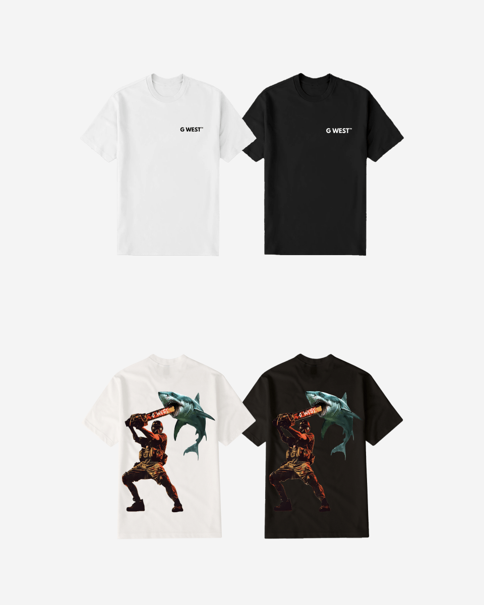 G West Regular Fit Big Catch T Shirt