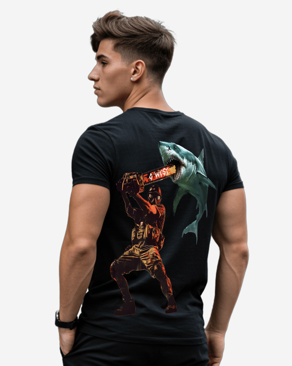 G West Regular Fit Big Catch T Shirt