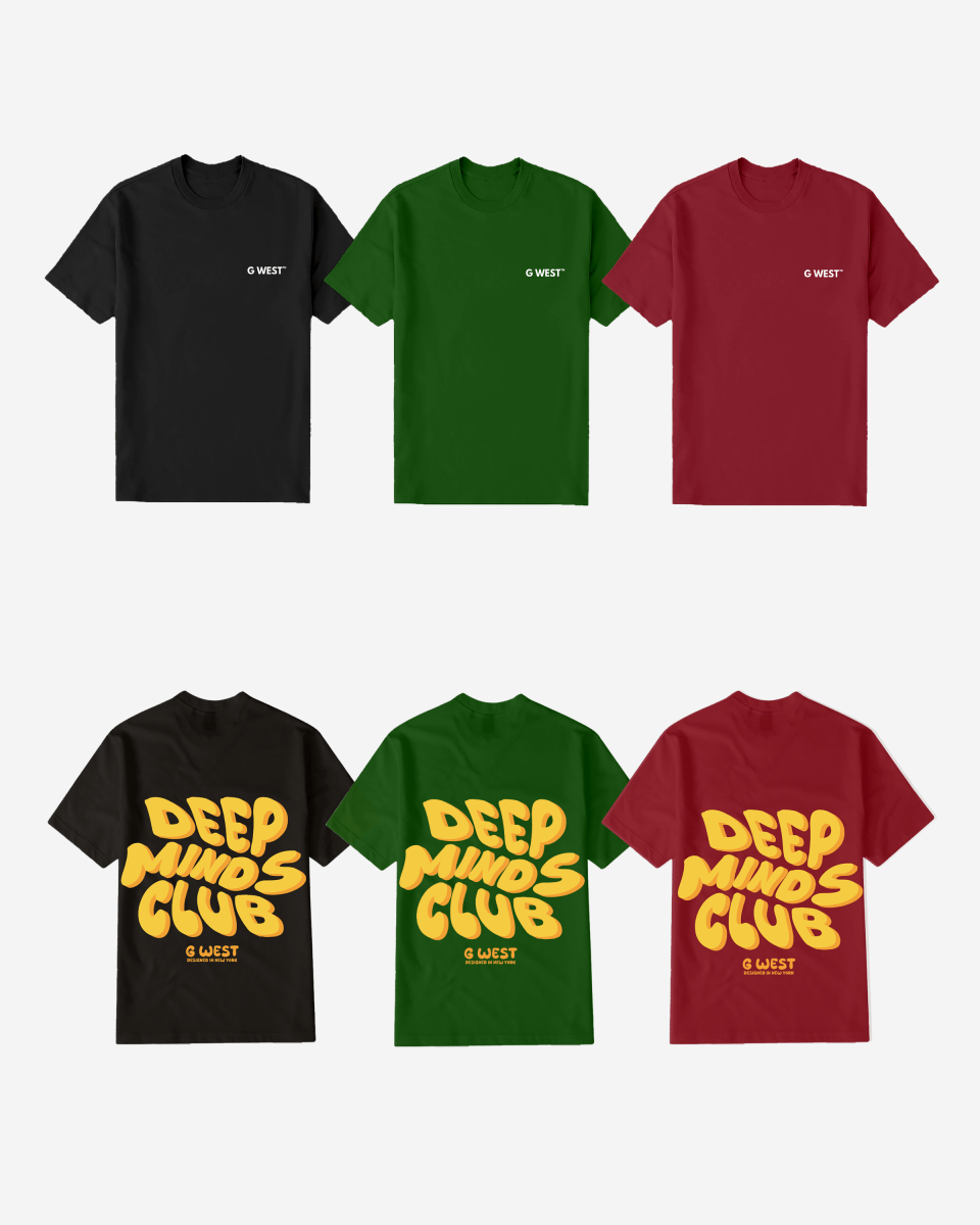 G West Regular Fit Deep Minds Club T Shirt