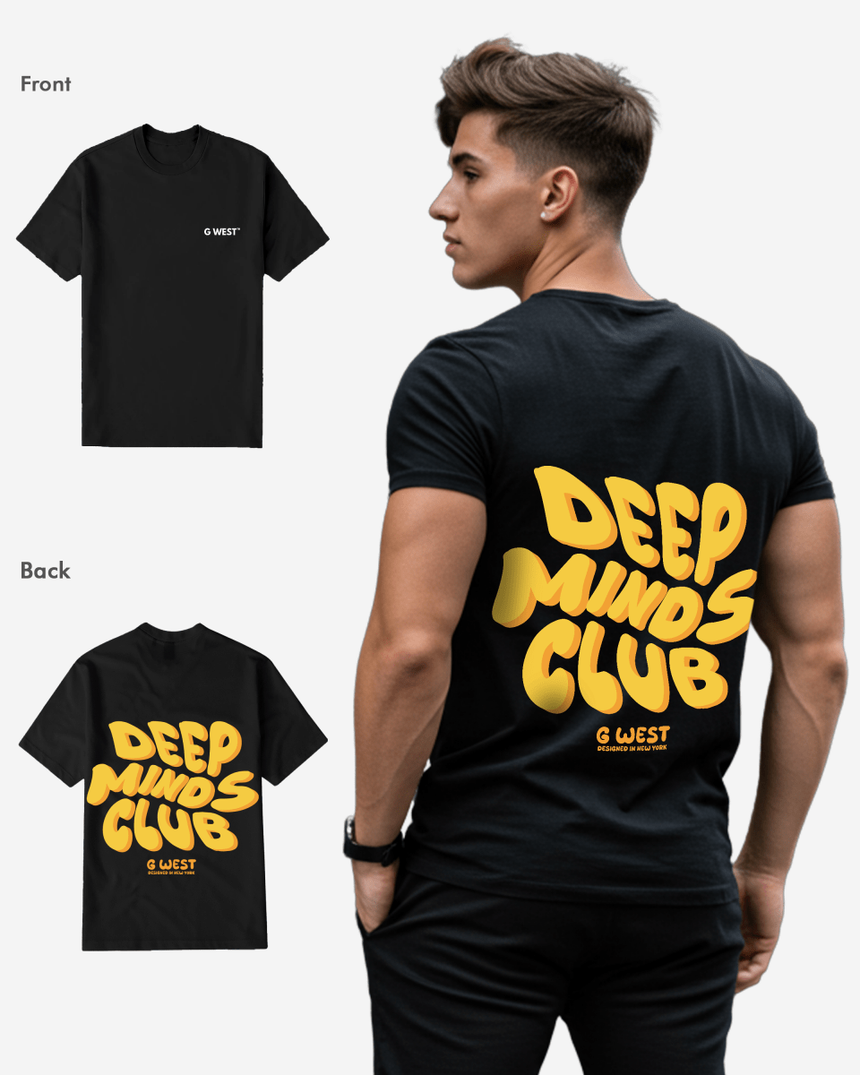 G West Regular Fit Deep Minds Club T Shirt