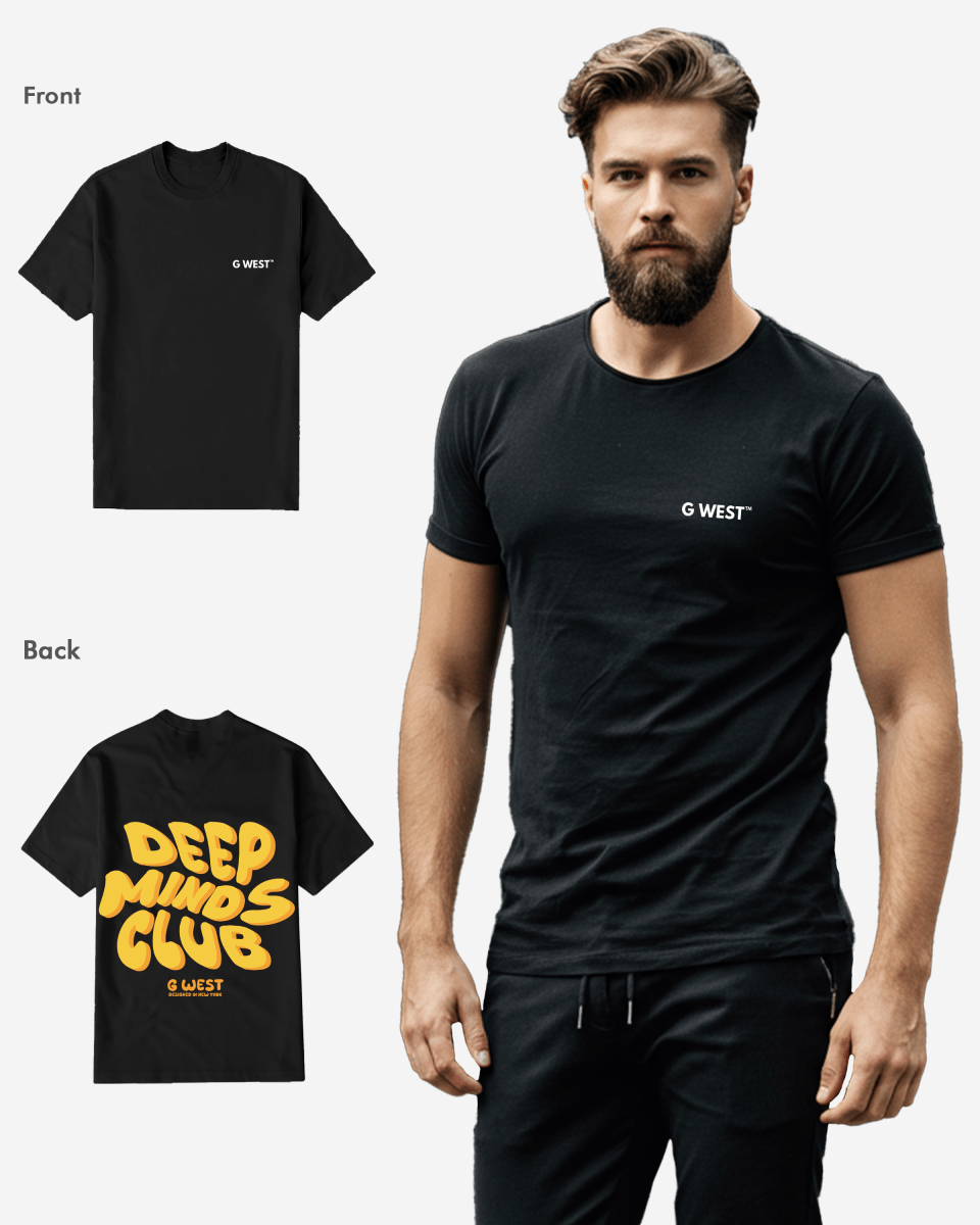 G West Regular Fit Deep Minds Club T Shirt
