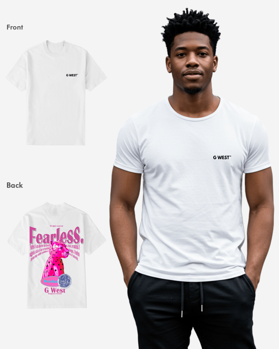 G West Regular Fit Fearless  T Shirt