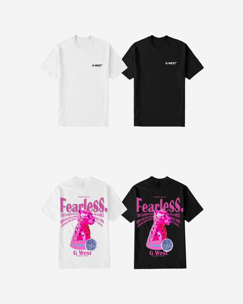 G West Regular Fit Fearless  T Shirt