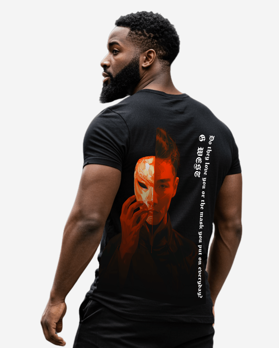 G West Regular Fit Opera Mask T Shirt