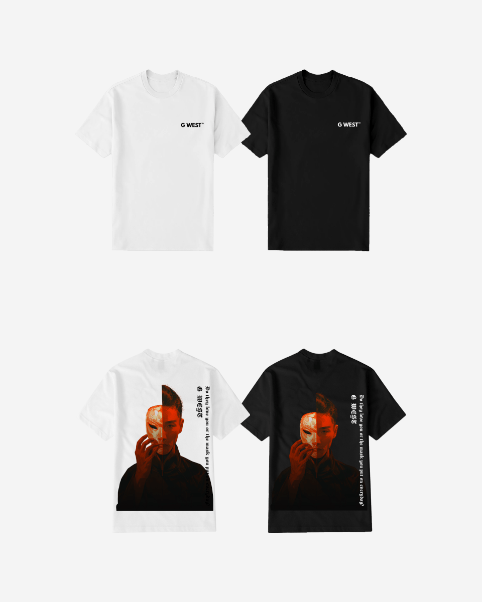 G West Regular Fit Opera Mask T Shirt