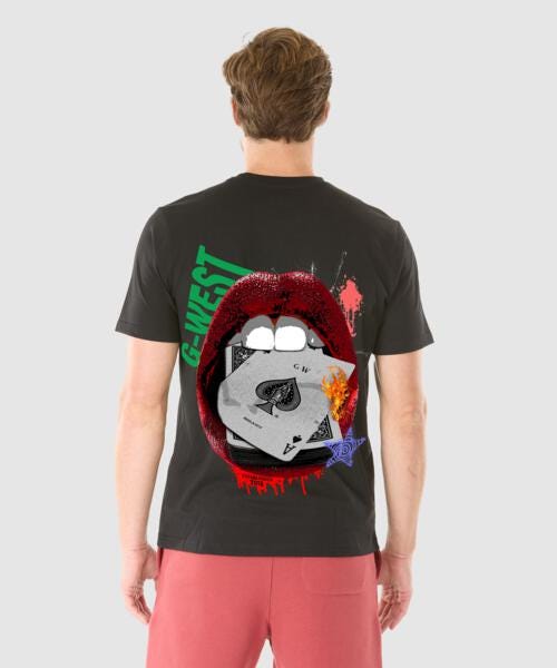 G West Regular Fit Place A Bet T Shirt