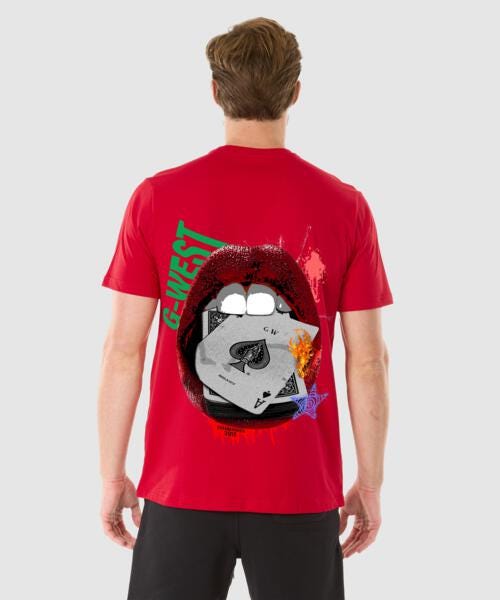 G West Regular Fit Place A Bet T Shirt