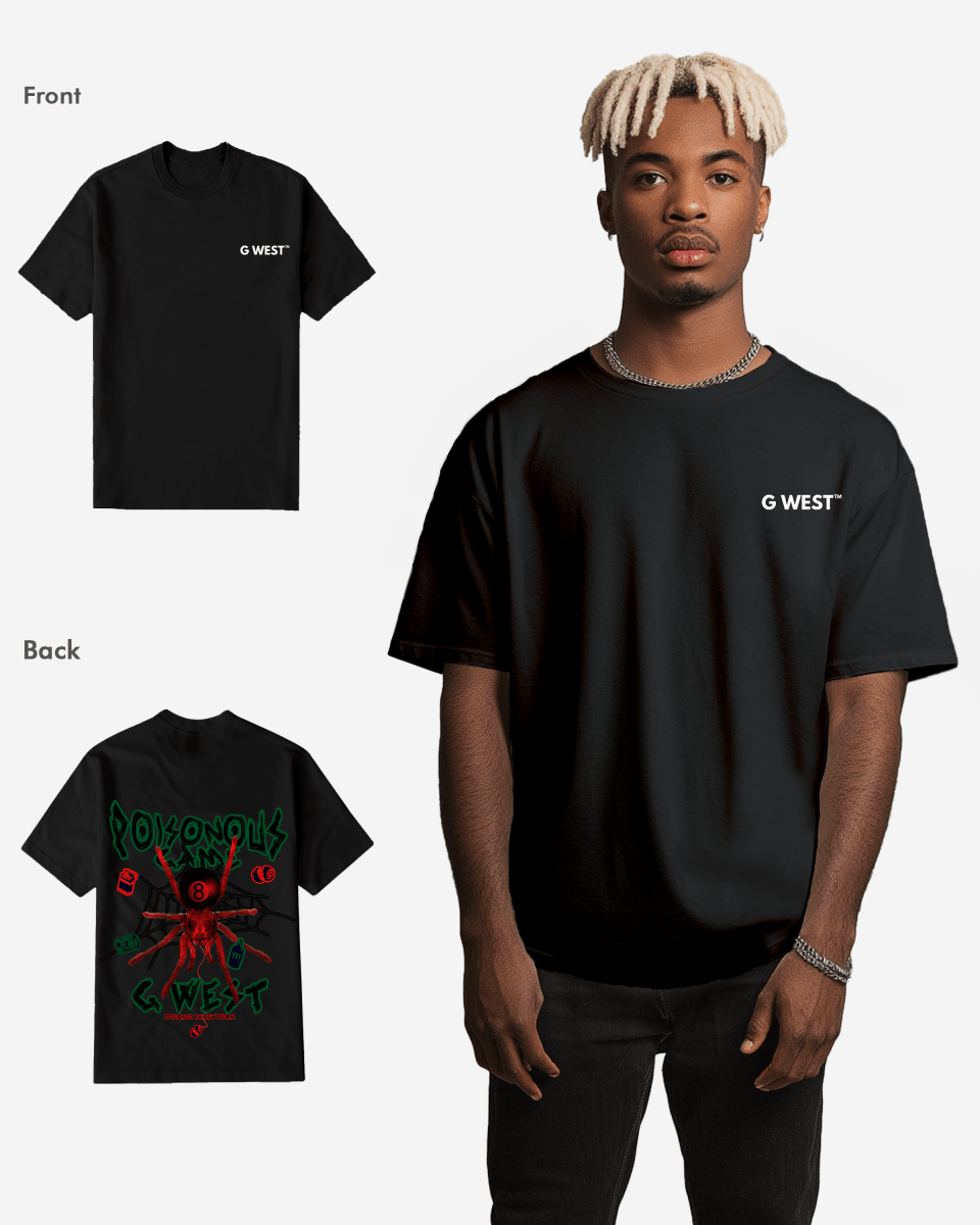 G West Regular Fit Poison Game T Shirt