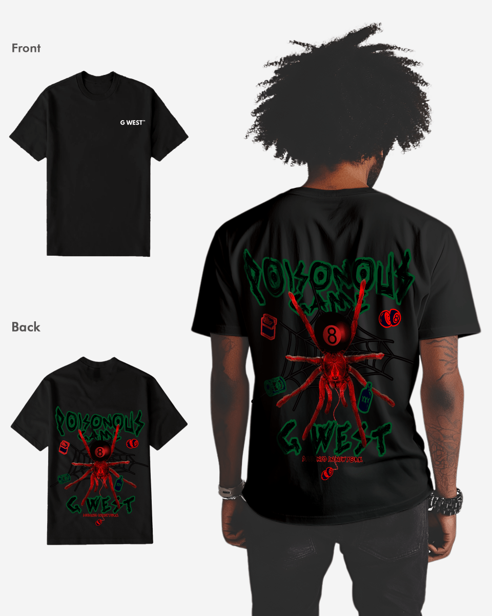 G West Regular Fit Poison Game T Shirt