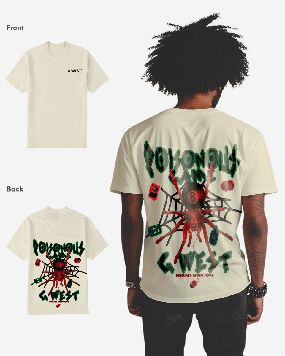 G West Regular Fit Poison Game T Shirt