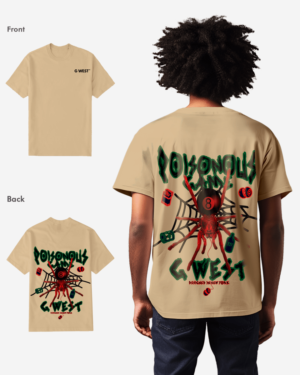 G West Regular Fit Poison Game T Shirt