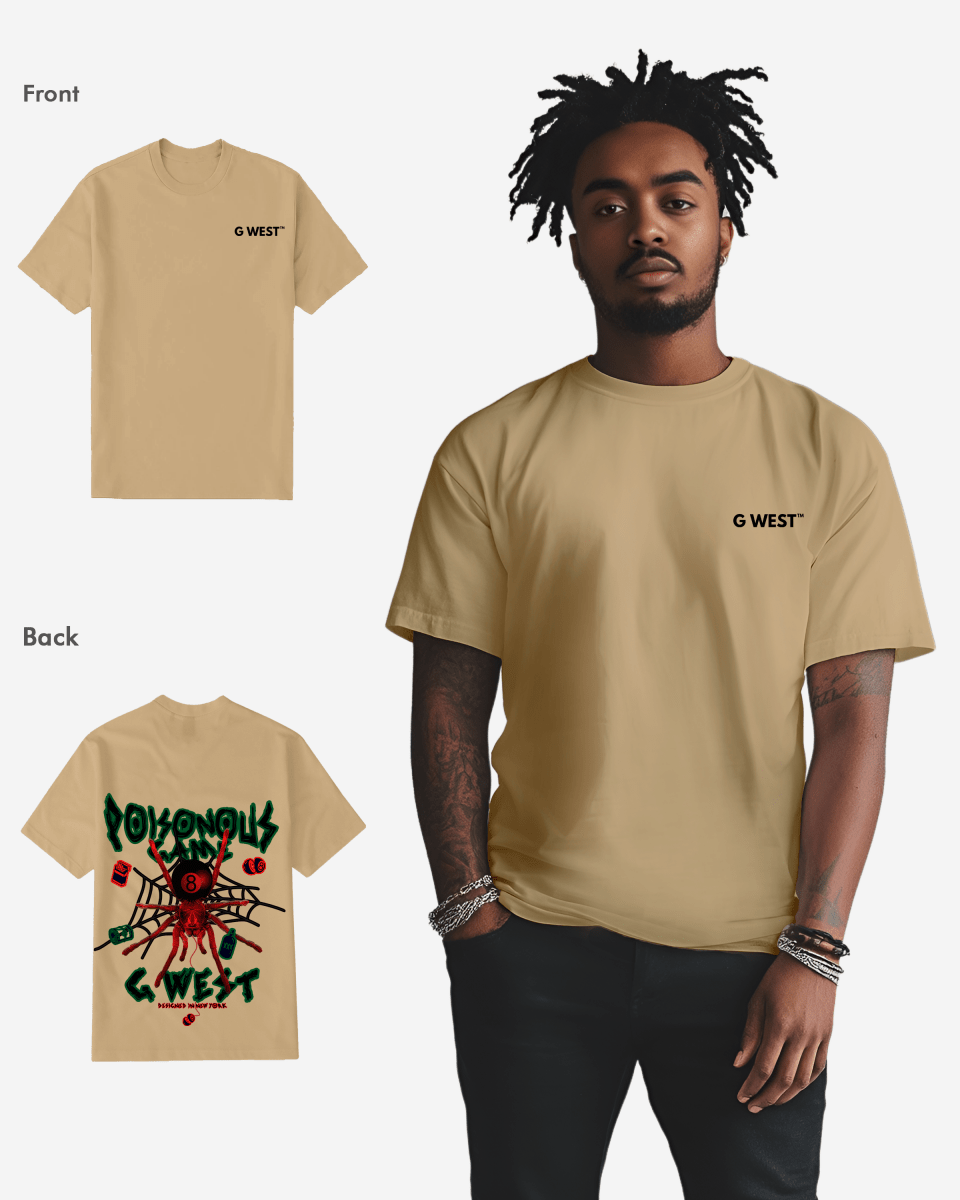 G West Regular Fit Poison Game T Shirt