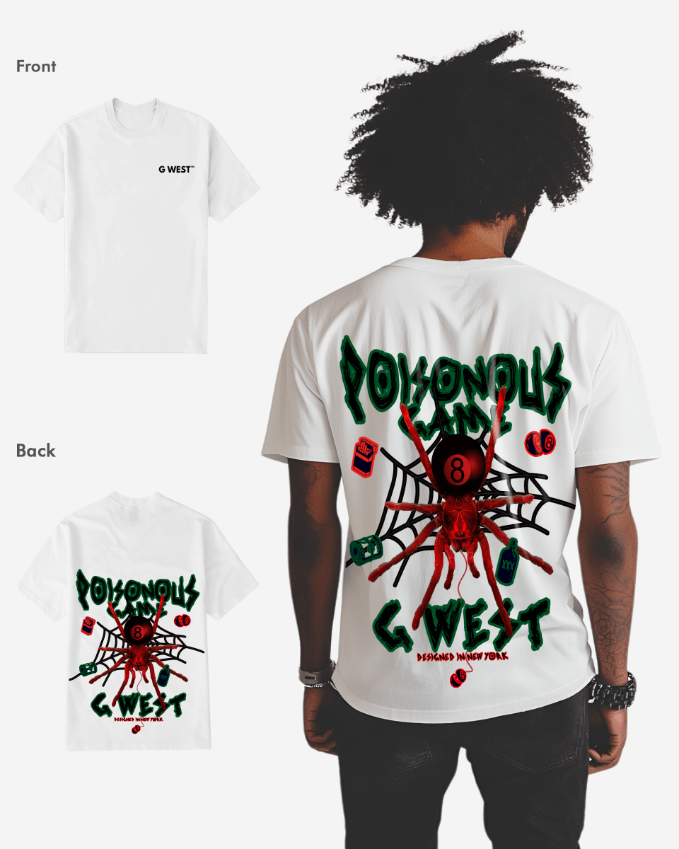 G West Regular Fit Poison Game T Shirt