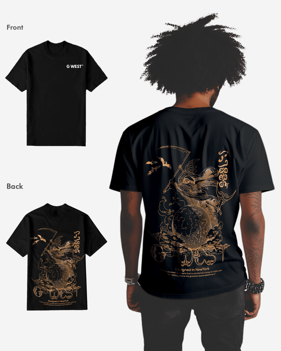 G West Regular Fit Reaper World T-Shirt