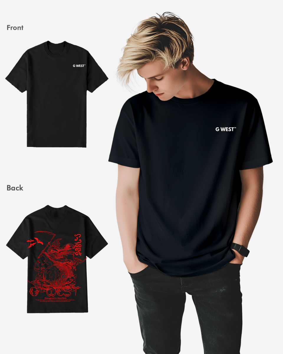 G West Regular Fit Reaper World T-Shirt
