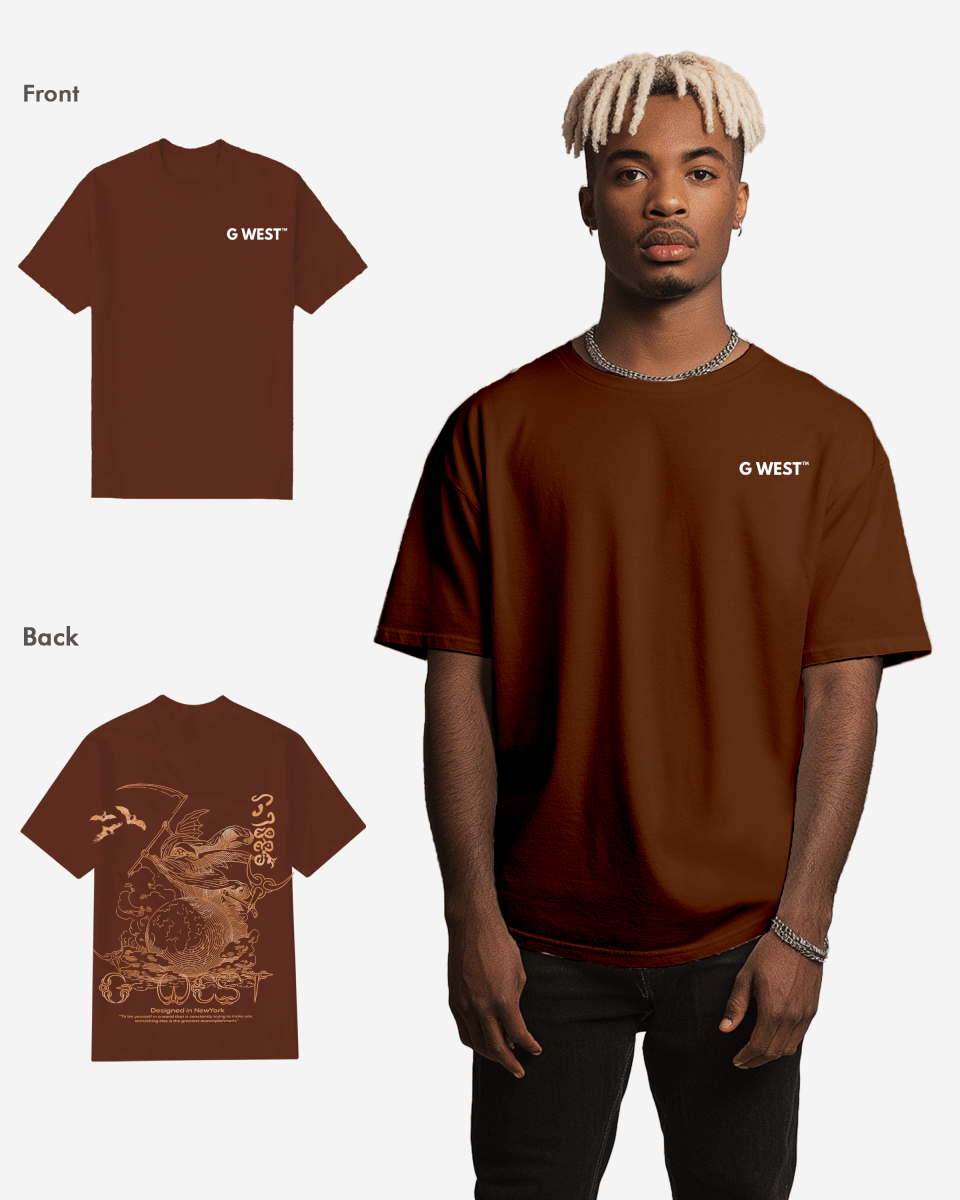 G West Regular Fit Reaper World T-Shirt